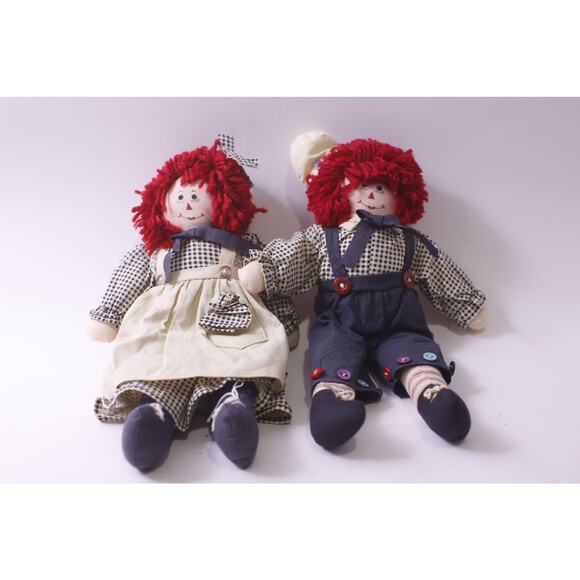 Raggedy Ann and Andy, Collector, Cloth Dolls, Vintage Home Decor ~ 250709-WH 422 - Picture 1 of 3